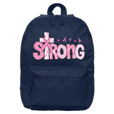 Strong Breast Cancer Awareness Month 16 in Basic Backpack