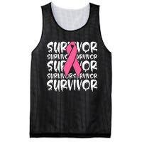 Support Breast Cancer Awareness Pink Survivor Mesh Reversible Basketball Jersey Tank