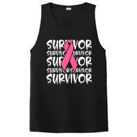 Support Breast Cancer Awareness Pink Survivor PosiCharge Competitor Tank