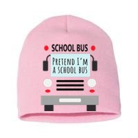 School Bus Costume Funny Halloween Short Acrylic Beanie