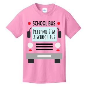 School Bus Costume Funny Halloween Kids T-Shirt