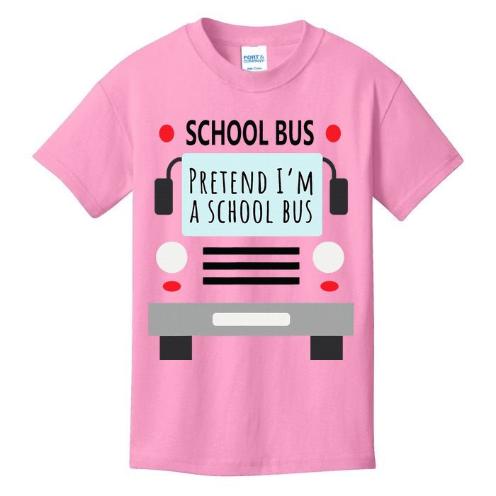 School Bus Costume Funny Halloween Kids T-Shirt