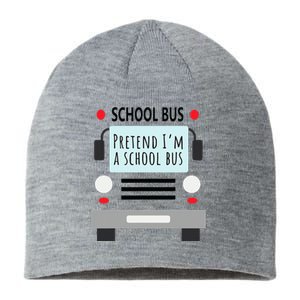 School Bus Costume Funny Halloween Sustainable Beanie