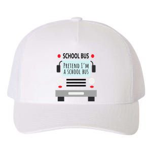 School Bus Costume Funny Halloween Yupoong Adult 5-Panel Trucker Hat