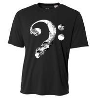 Skull Bass Clef Bass Player Musican Music Lover Guitar Cooling Performance Crew T-Shirt