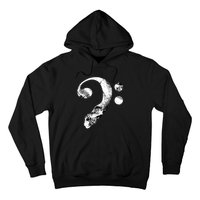 Skull Bass Clef Bass Player Musican Music Lover Guitar Hoodie