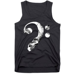 Skull Bass Clef Bass Player Musican Music Lover Guitar Tank Top