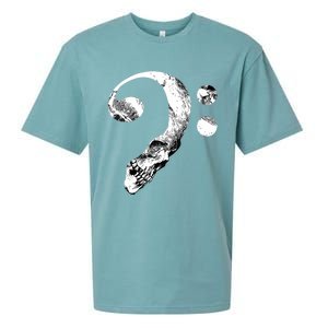 Skull Bass Clef Bass Player Musican Music Lover Guitar Sueded Cloud Jersey T-Shirt