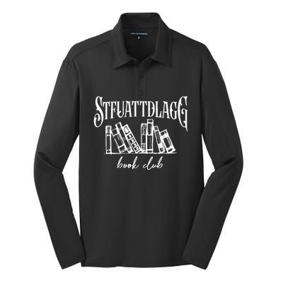 Stfuattdlagg Book Club Silk Touch Performance Long Sleeve Polo