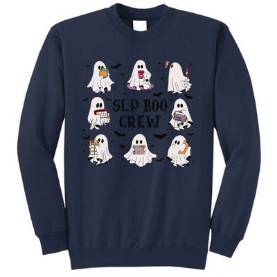 Slp Boo Crew Halloween Ghost Speech Therapy Speech Pathology Sweatshirt