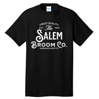 Salem Broom Company Est 1692 Halloween Classic Funny Witch Tall T-Shirt