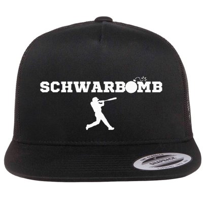 Schwarbomb Baseball Cotton Flatbill Hat