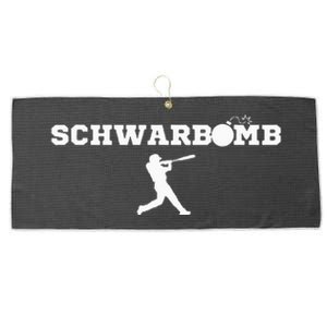 Schwarbomb Baseball Cotton Large Microfiber Waffle Golf Towel