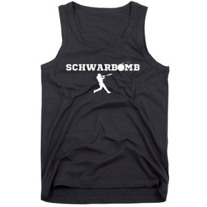 Schwarbomb Baseball Cotton Tank Top