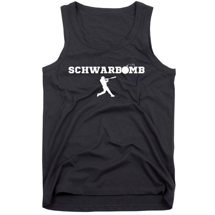 Schwarbomb Baseball Cotton Tank Top