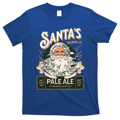 SantaS Brewing Company Pale Ale Fun Christmas Beer Ing Gift T-Shirt