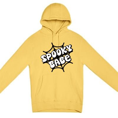 Spooky Babe Cute Halloween Party Costume Premium Pullover Hoodie