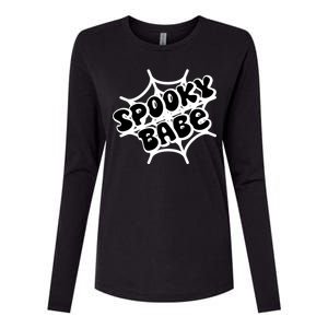 Spooky Babe Cute Halloween Party Costume Womens Cotton Relaxed Long Sleeve T-Shirt