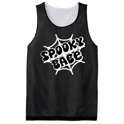 Spooky Babe Cute Halloween Party Costume Mesh Reversible Basketball Jersey Tank