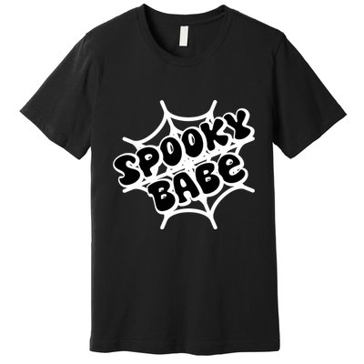 Spooky Babe Cute Halloween Party Costume Premium T-Shirt