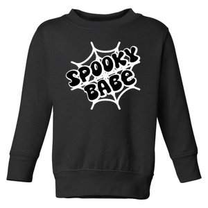 Spooky Babe Cute Halloween Party Costume Toddler Sweatshirt