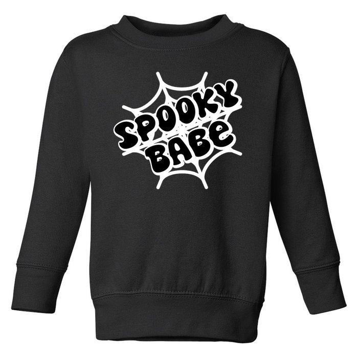 Spooky Babe Cute Halloween Party Costume Toddler Sweatshirt