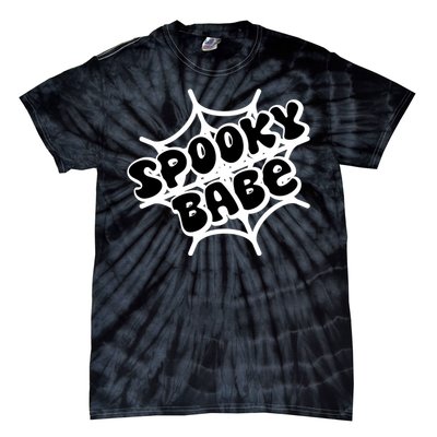 Spooky Babe Cute Halloween Party Costume Tie-Dye T-Shirt