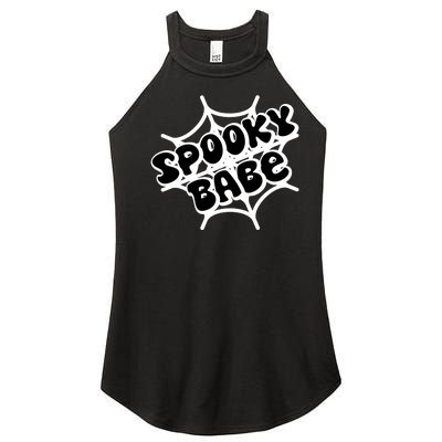 Spooky Babe Cute Halloween Party Costume Women’s Perfect Tri Rocker Tank