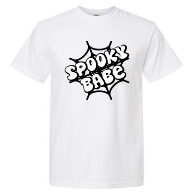 Spooky Babe Cute Halloween Party Costume Garment-Dyed Heavyweight T-Shirt