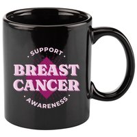 Support Breast Cancer Awareness 11oz C Handle Ceramic Mug
