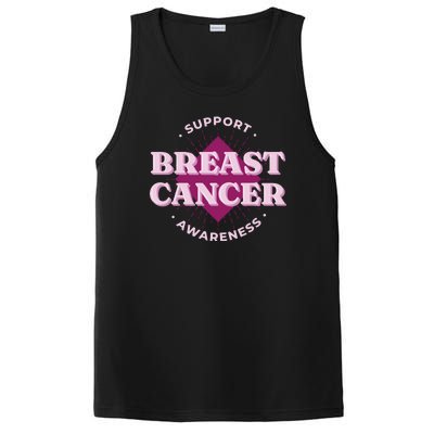 Support Breast Cancer Awareness PosiCharge Competitor Tank