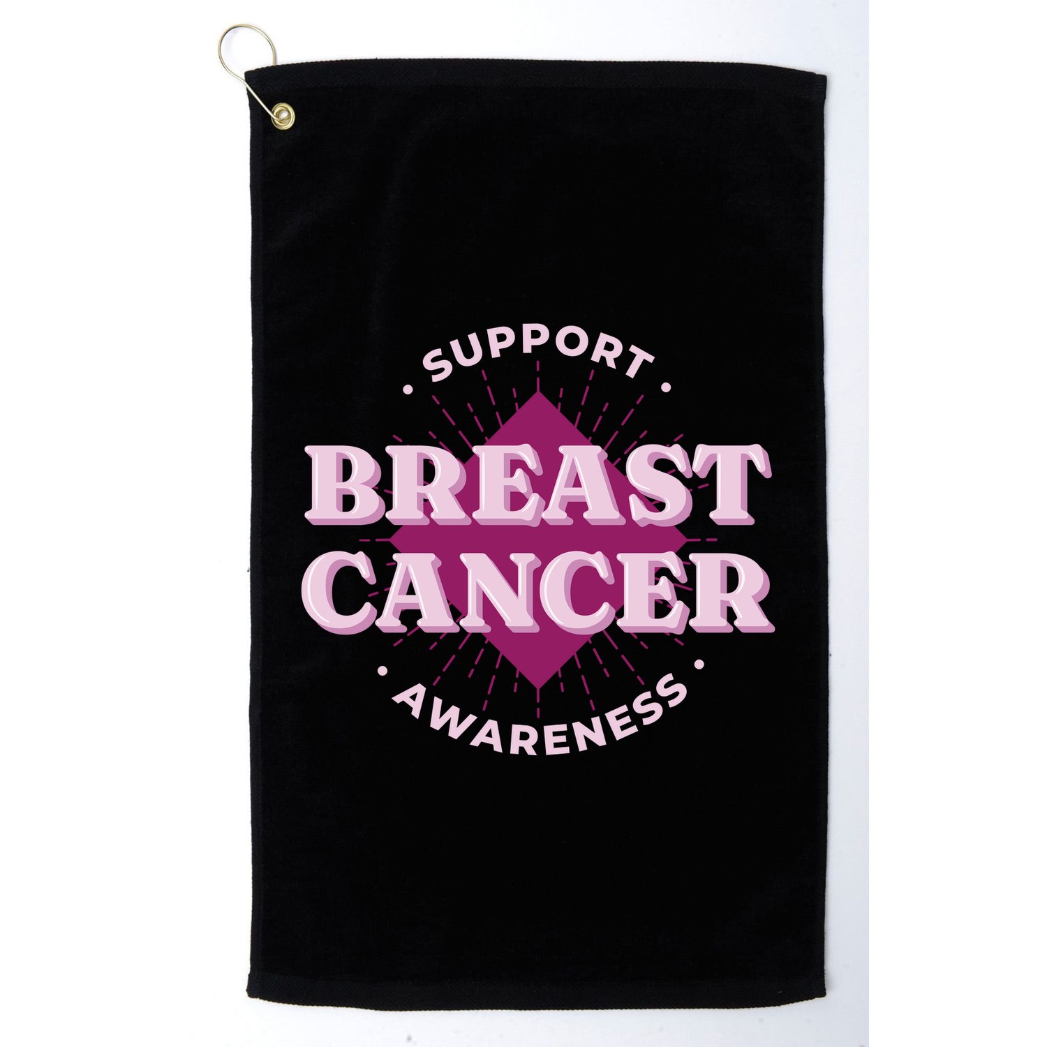Support Breast Cancer Awareness Golf Towel