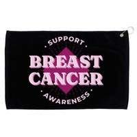 Support Breast Cancer Awareness Grommeted Golf Towel