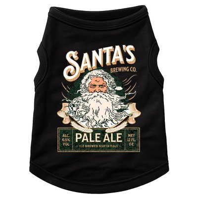 SantaS Brewing Company Pale Ale Fun Christmas Beer Drinking Doggie Tank