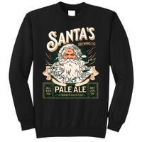 SantaS Brewing Company Pale Ale Fun Christmas Beer Drinking Sweatshirt