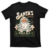 SantaS Brewing Company Pale Ale Fun Christmas Beer Drinking T-Shirt