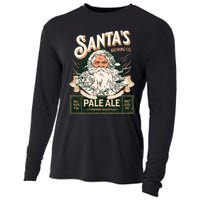 SantaS Brewing Company Pale Ale Fun Christmas Beer Drinking Cooling Performance Long Sleeve Crew