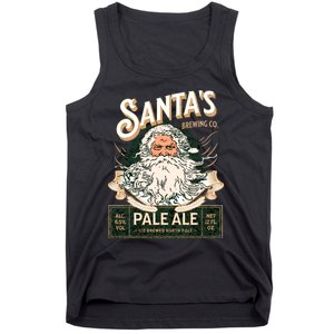 SantaS Brewing Company Pale Ale Fun Christmas Beer Drinking Tank Top