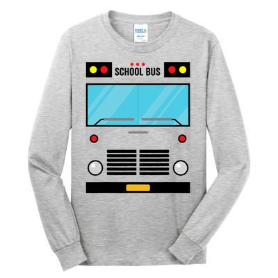 School Bus Costume Simple Halloween Costume Tall Long Sleeve T-Shirt