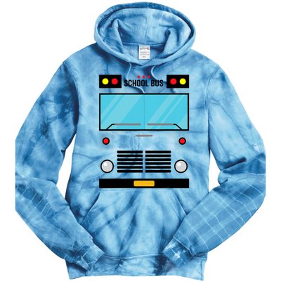 School Bus Costume Simple Halloween Costume Tie Dye Hoodie