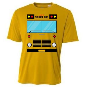 School Bus Costume Simple Halloween Costume Cooling Performance Crew T-Shirt