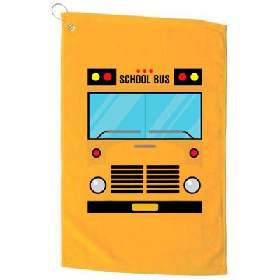 School Bus Costume Simple Halloween Costume Platinum Collection Golf Towel