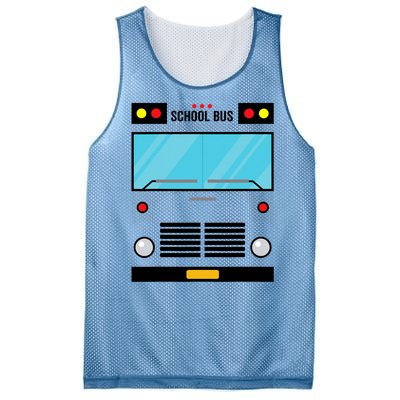 School Bus Costume Simple Halloween Costume Mesh Reversible Basketball Jersey Tank