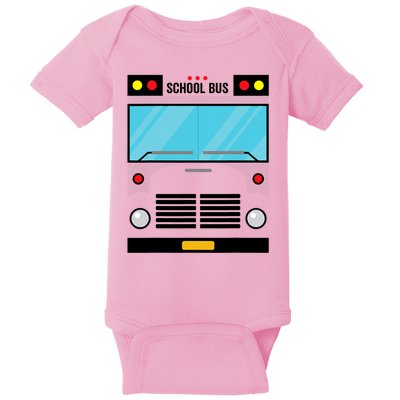 School Bus Costume Simple Halloween Costume Baby Bodysuit