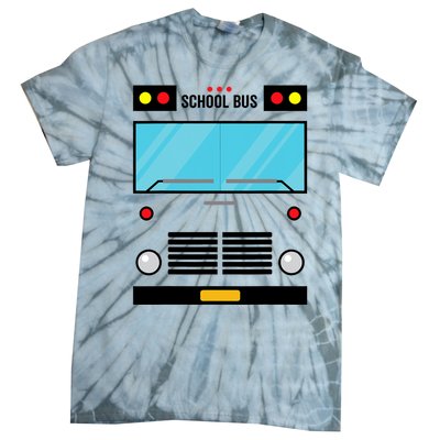 School Bus Costume Simple Halloween Costume Tie-Dye T-Shirt