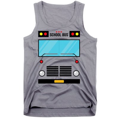 School Bus Costume Simple Halloween Costume Tank Top