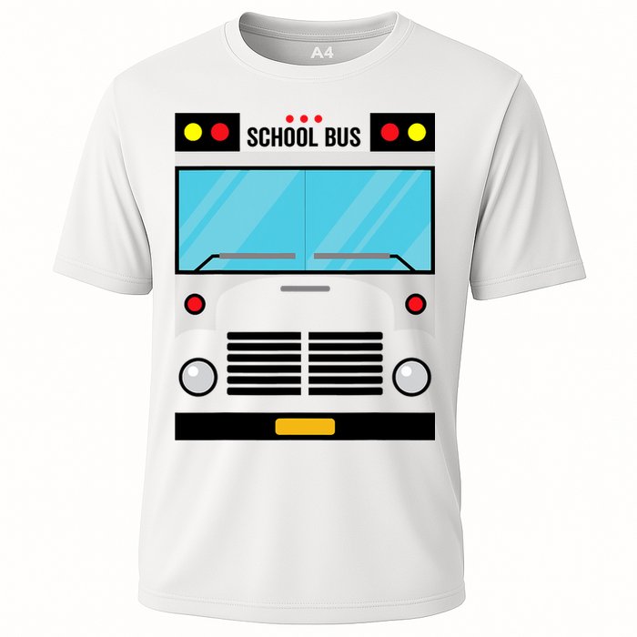 School Bus Costume Simple Halloween Costume Cooling Performance Crew T-Shirt