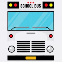 School Bus Costume Simple Halloween Costume Cooling Performance Crew T-Shirt
