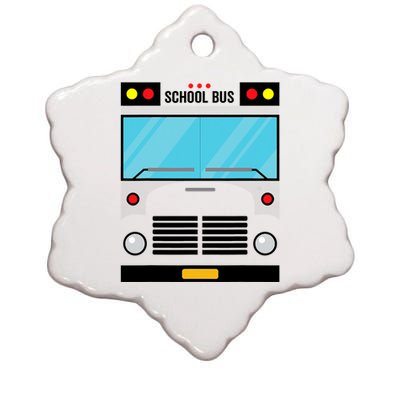 School Bus Costume Simple Halloween Costume Ceramic Star Ornament