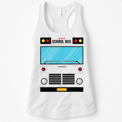 School Bus Costume Simple Halloween Costume Womens Tank Top